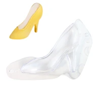 3d high heel shoes fondant chocolate mold candy sugar paste mold cake decorating diy candle craft mould home baking tools