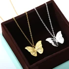 Ожерелья-бабочки для женщин, богемные ювелирные изделия, цепочка из нержавеющей стали, ожерелья с подвесками в виде животных, женское колье, подарки подружкам невесты BFF