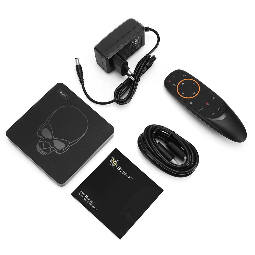 Beelink GT-King Smart tv Box Amlogic S922X Android 9,0 4 Гб DDR4 64 Гб rom 4K 2,4G и 5,8G WiFi 1000 Мбит/с телеприставка Голосовое управление