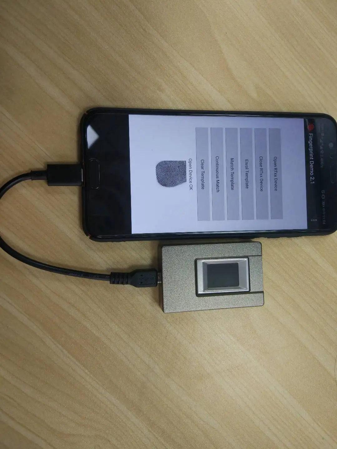 

FBI Certification Mini USB Fingerprint Scanner With Free SDK Support Android Linux Windows 508DPI