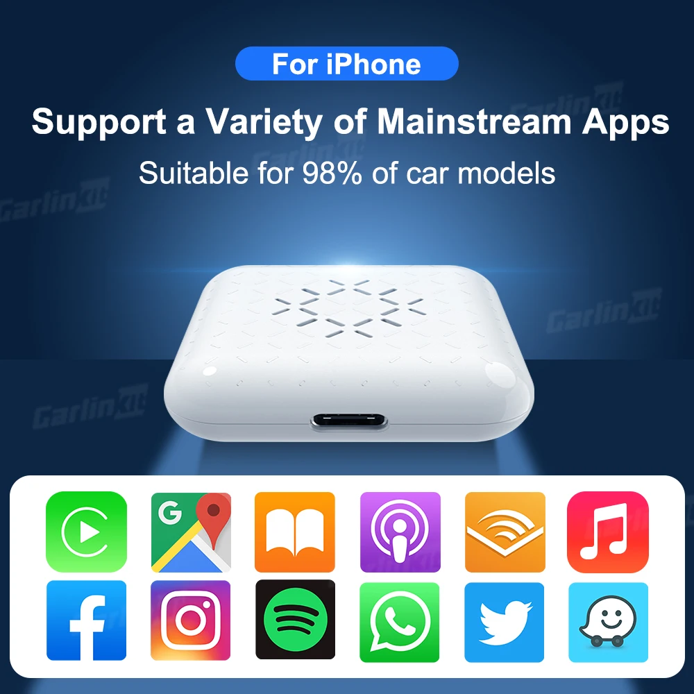Carlinkit MINI 3 0 Apple CarPlay беспроводной ключ автоматическое воспроизведение USB адаптер