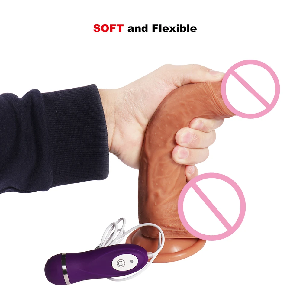 Реалистичный фаллоимитатор автоматический вибратор для точки G настоящий пенис