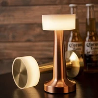usb dimming bar desk lamp hotel coffee shop wireless charging touch bedroom bedside led restaurant table lights art night light