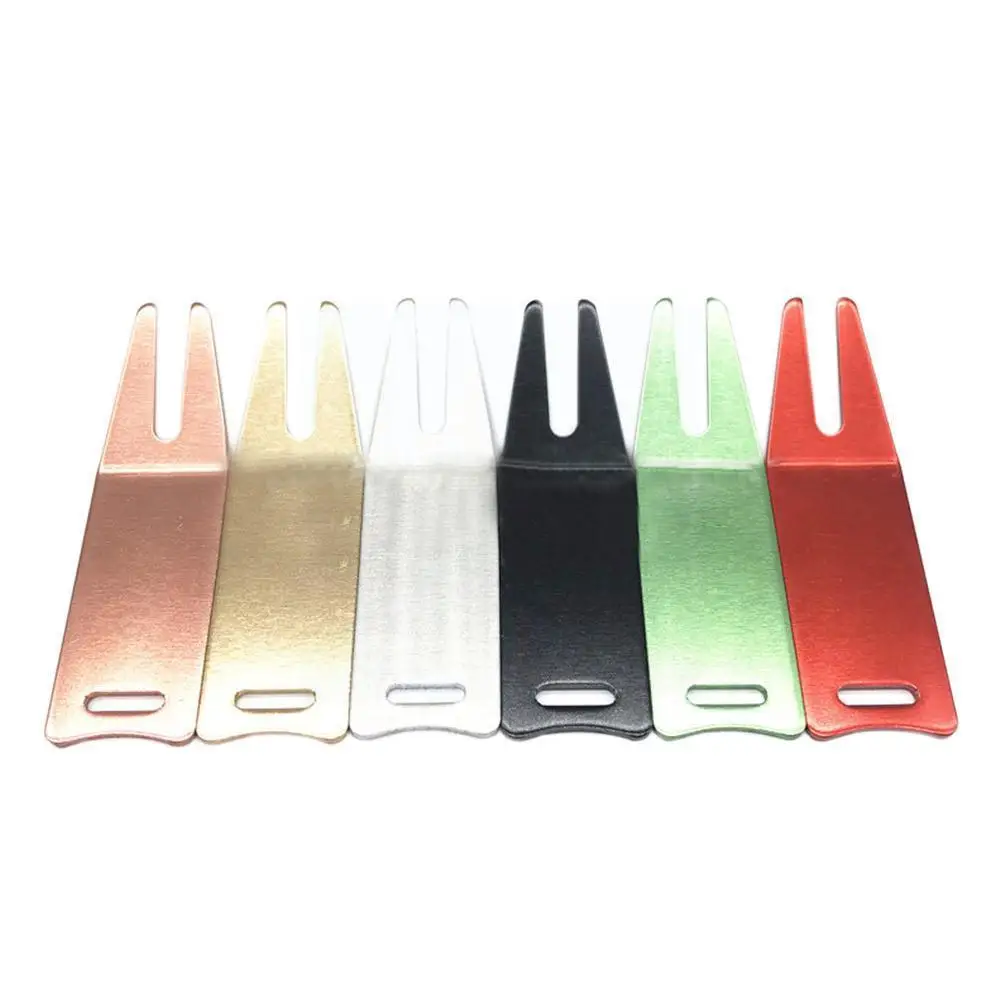 

Zinc Alloy Golf Putting Greens Repair Tool Fork Golf Training Gift Fork Golf Prong Accessory Aids Lawn Repair W5z6