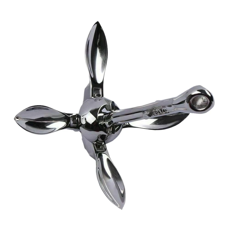 

Stainless Steel Folding Grapnel Boat Anchor for Marine Yacht Kayak 1.5 Kg 3.3Lb