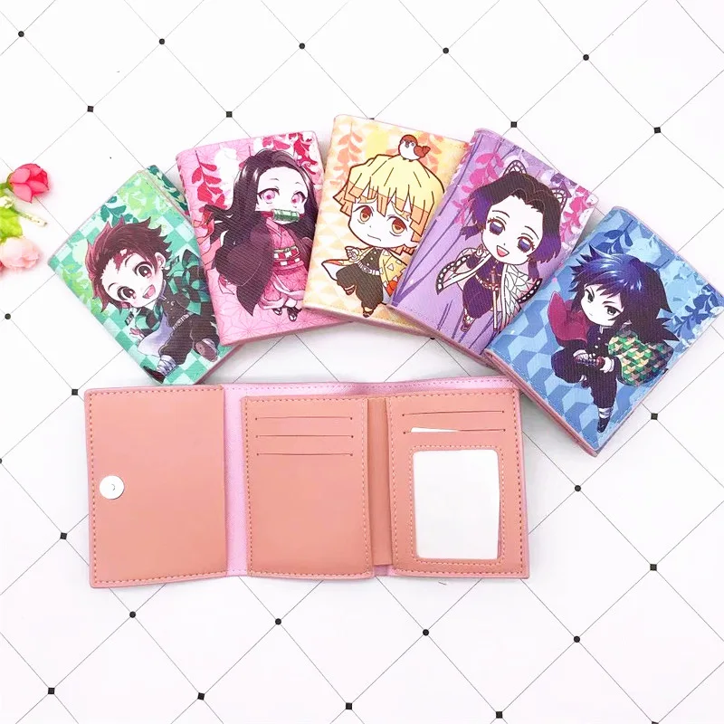 Кошелек-тройник из аниме клипса с отделениями для карт | Багаж и сумки