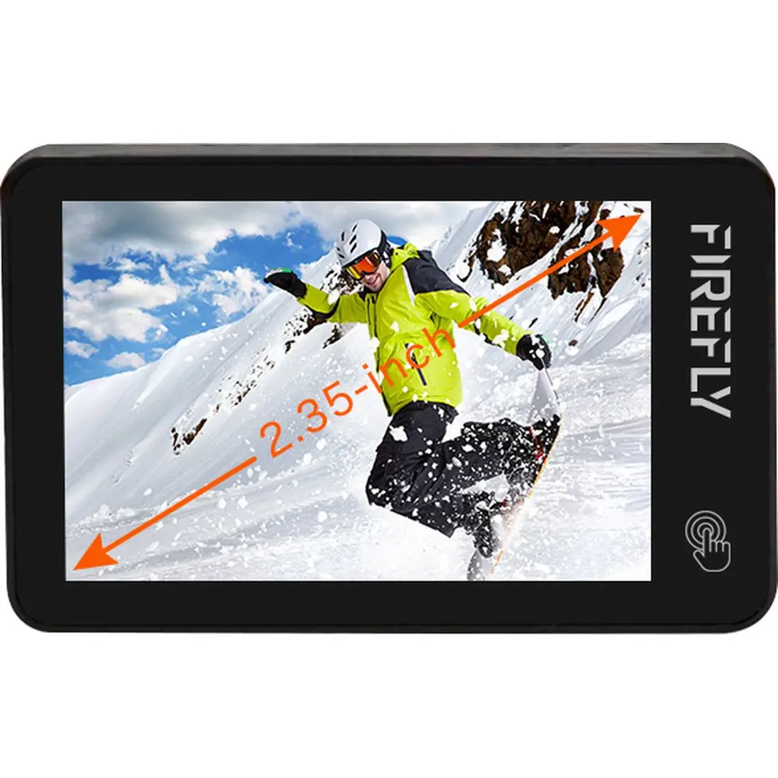 Экшн камера Hawkeye Firefly X 170 градусов/XS 90 градусов с сенсорным экраном 2 35 дюйма 4K 30fps