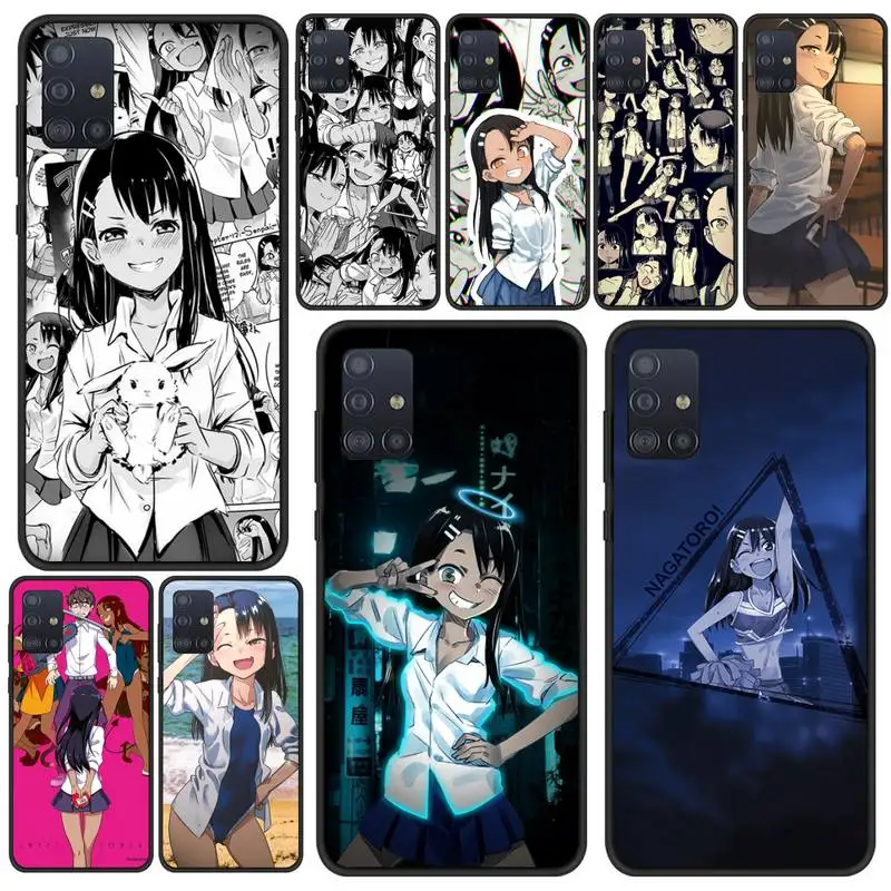 

Nagatoro san anime aesthetic Phone Case For Samsung S5 S6 S7 S8 S9 S10 S20 S21 Edge Plus E Fe Lite