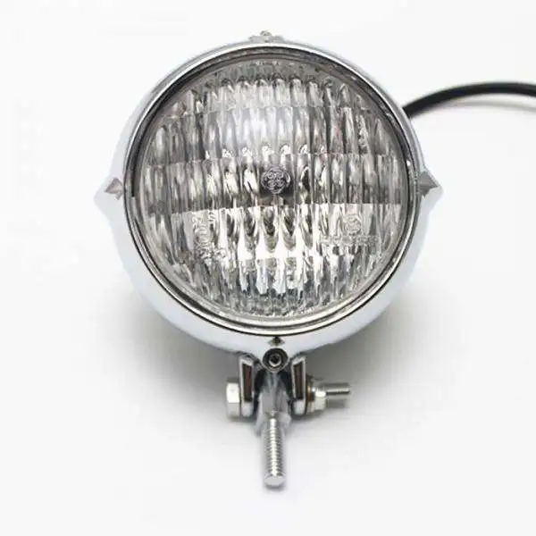 

Aluminum Headlight Lamp Light For Cafe Racer Bobber Custom Chopper #1