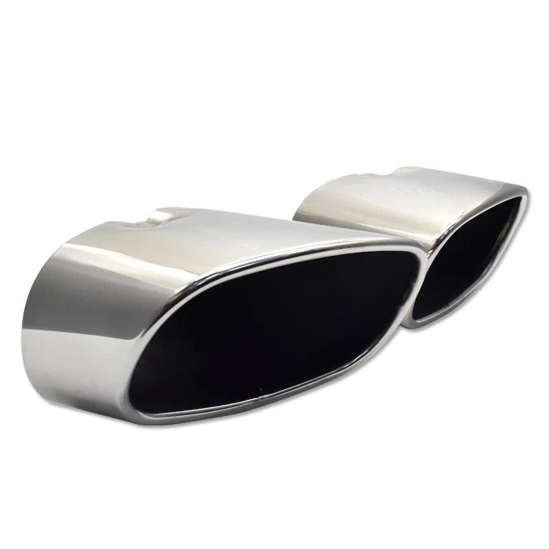 Хит продаж 1 пара нержавеющая сталь Автомобильный задний глушитель наконечник