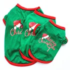 Рождественская Одежда для собак, одежда для маленьких и средних собак, Рождественская футболка для собак, теплая одежда для собак