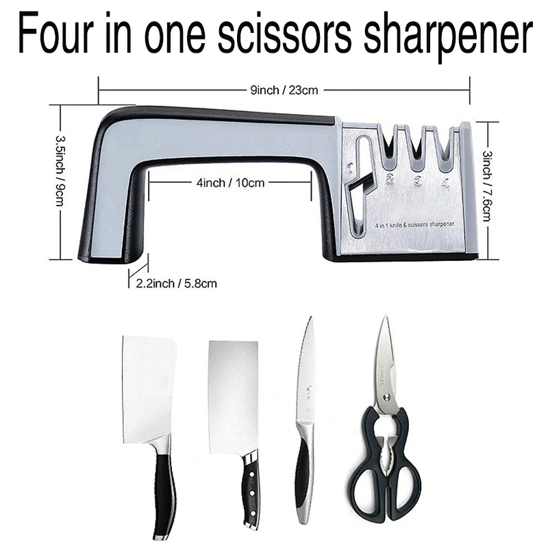

Four in one Multi function New SHARPENER QUICK adjustable sharpener scissors sharpener Carpenter's tools bar sharpener