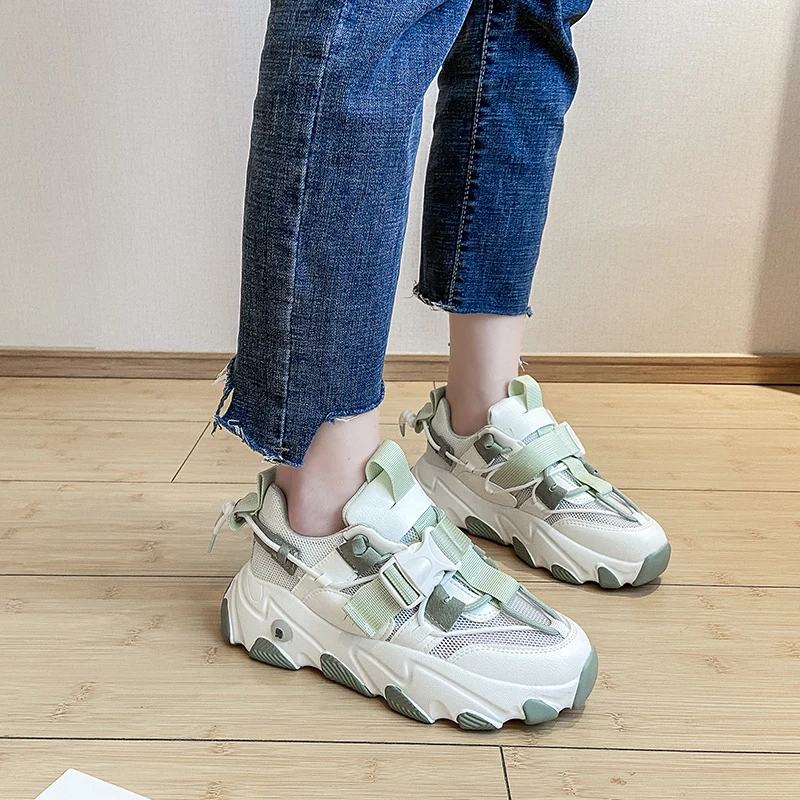 

Women Summer Blade Running Shoes Shock Absorption Cushion High heels Footwear Outdoor Sneakers zapatillas hombre