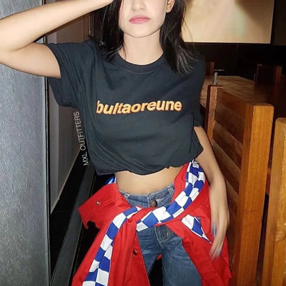 KPOP 2021 модная футболка tumblr Bultaoreune популярная уличная одежда унисекс хип хоп