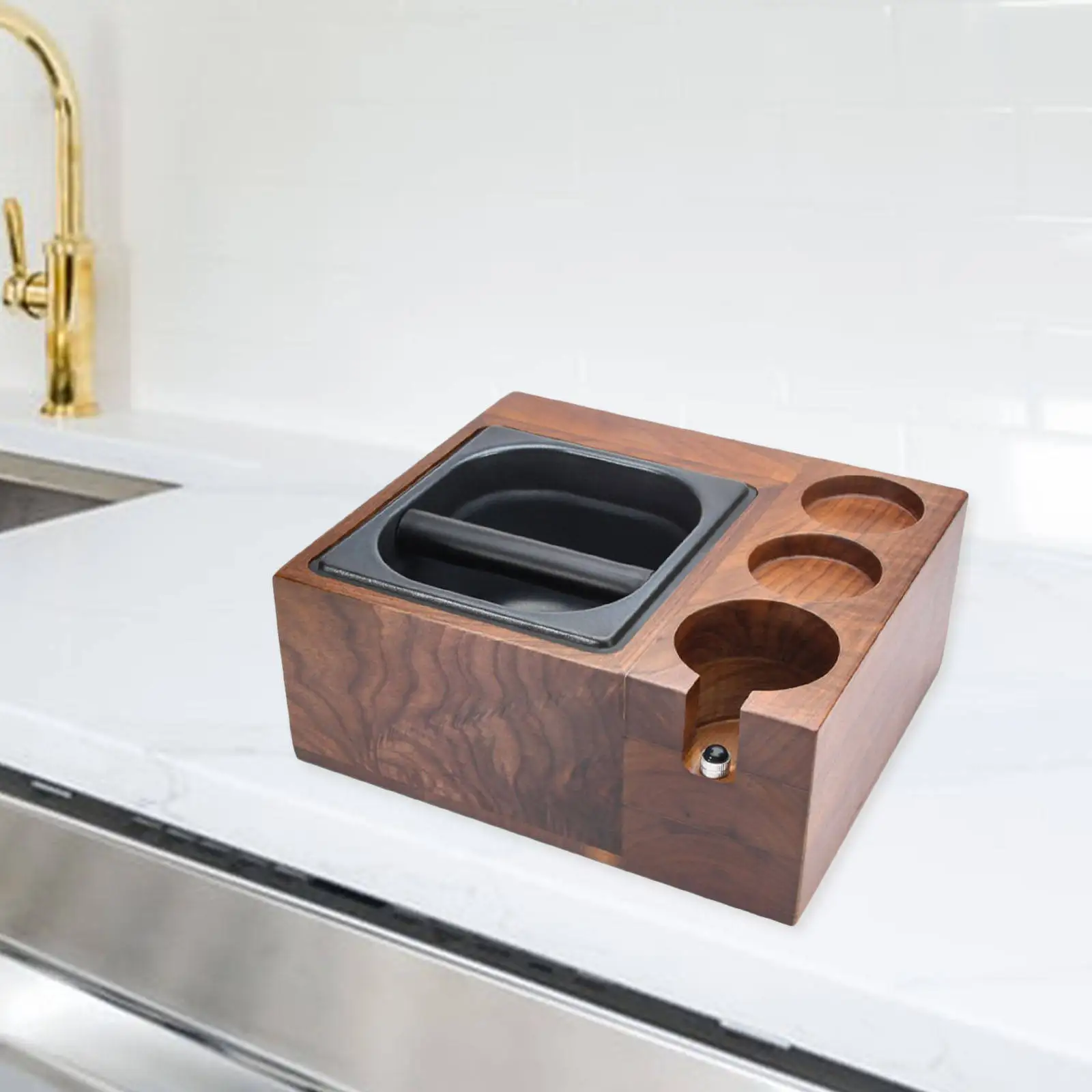 

Ручка для кухонной кофемашины эспрессо, в виде порошка, орехового цвета