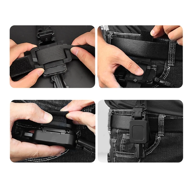 

Multifunction Retractable Anti-theft Deduction Ratcheting Tether with Kevlar Cord Retraction Climbing Supplies Outdoor