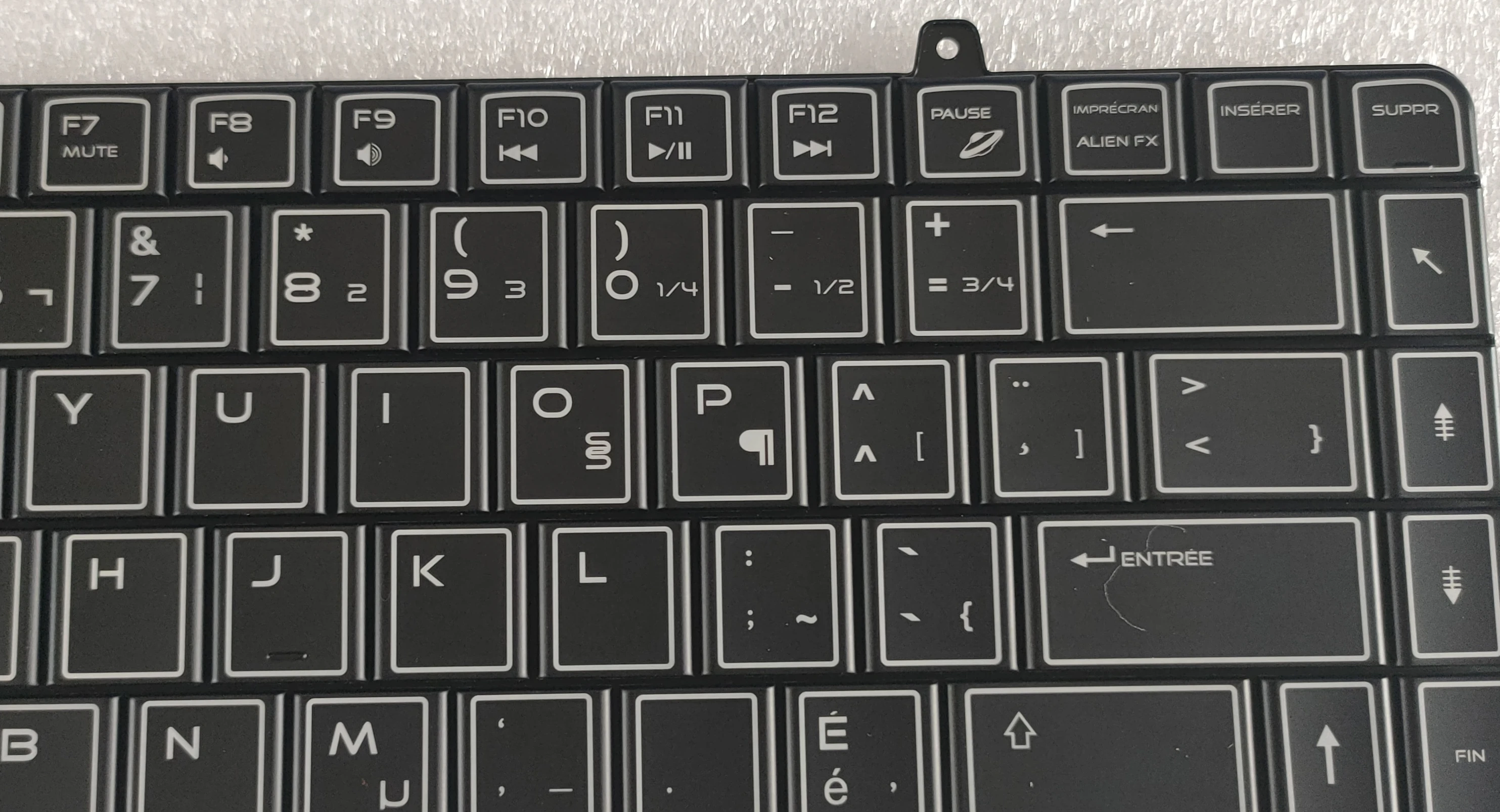 Новая канадско-Французская клавиатура для ноутбука Dell Alienware M11 R2 R3 M11X с подсветкой