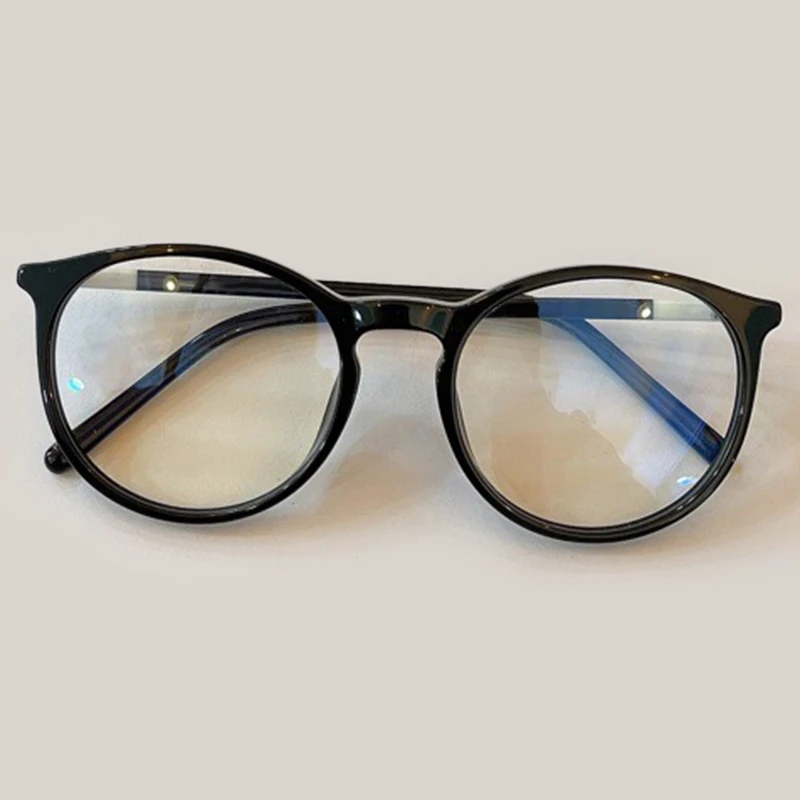 

Винтажные круглые очки в металлической оправе, блокирующие индивидуальность, в стиле колледжа, прозрачные линзы, защита глаз