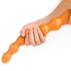 Жидкий Силикон Натяжной шарик анальные игрушки интимные игрушки для женщинмужчинпары из мастурбатор по ощущениям похож на реальную вагину длинные Анальная пробка глубокий фаллоимитатор Массаж простаты