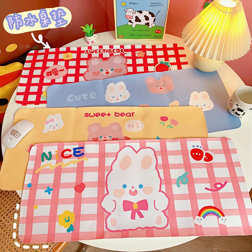 Мягкий Нескользящий Настольный коврик для мыши и клавиатуры | Канцтовары офиса