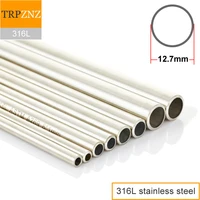 316l stainless steel tubeod 12 7mm12inchseamless bright inside and outsidesanitary pipelaboratory food gas transmis