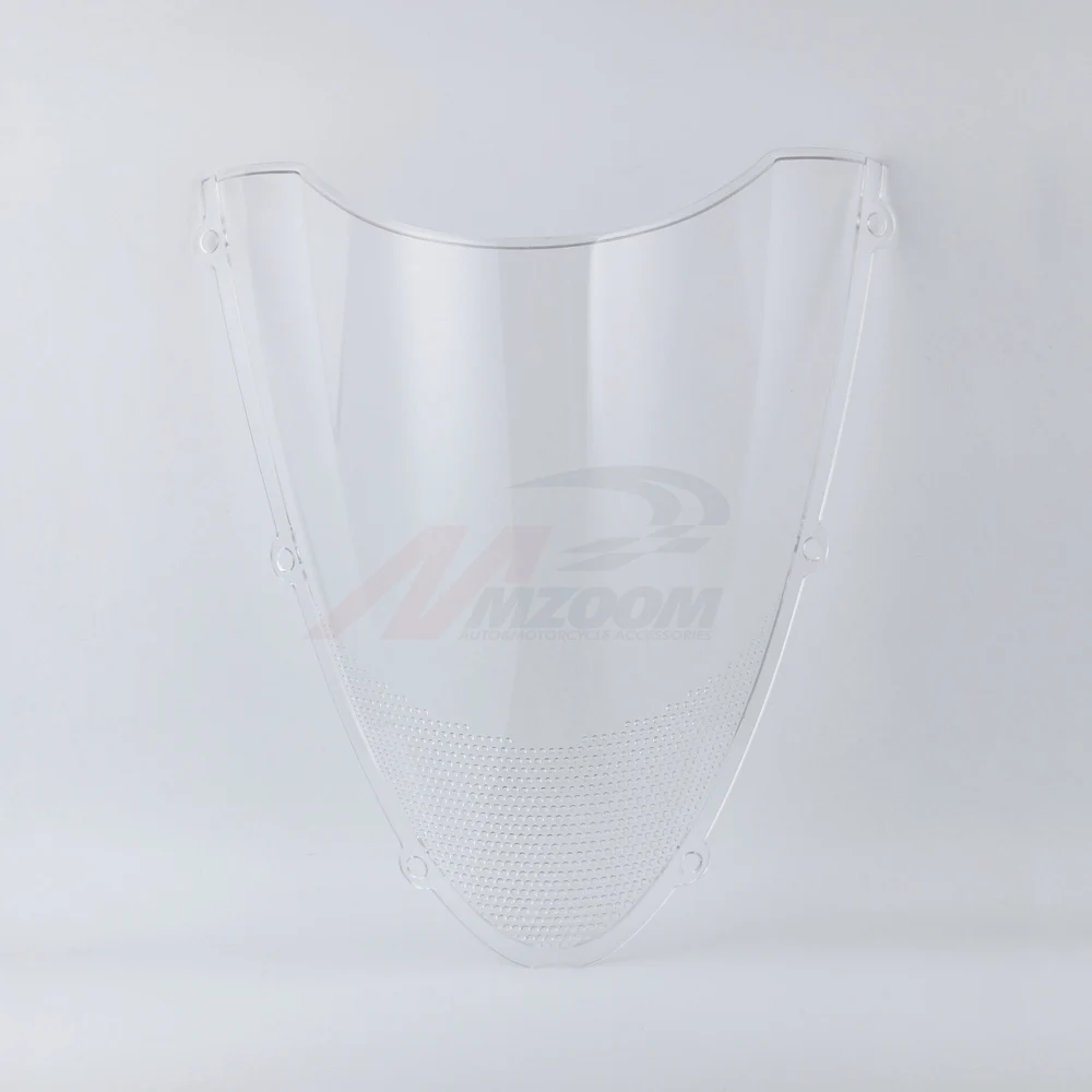 Transparent Мотоцикл высокого качества ветровое стекло дымчатое лобовое стекло для KAWASAKI ZX6R zx6r 2005 2006 2007 2008 2009 05 06 07 08 09 - Цвет: Transparent
