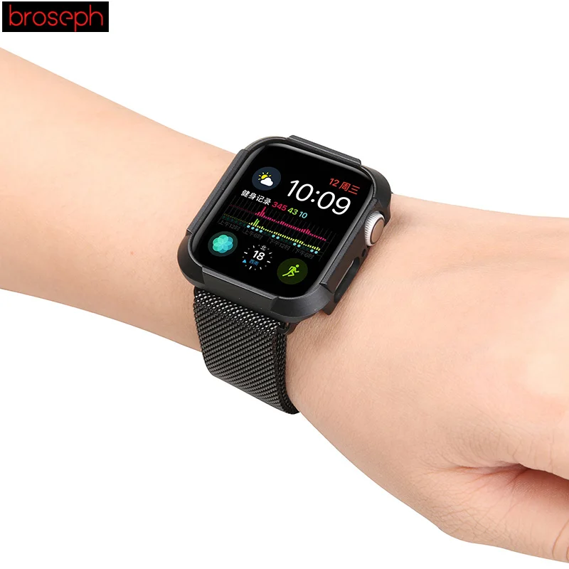 Защитная рамка корпуса для iWatch 4 44 мм 40 мм ПК Чехлы для часов для Apple watch Series 4 Обложка Аксессуары для часов
