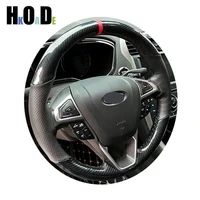 for ford mondeo fusion 2013 2019 edge 2015 2019 s max 2012 2019 galaxy 2016 2019 genuine leather car steering wheel cover