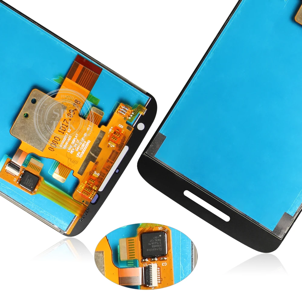 Гарантия для Motorola Moto X Play ЖК-дисплей + сенсорный экран Рамка модуль и дигитайзер X3