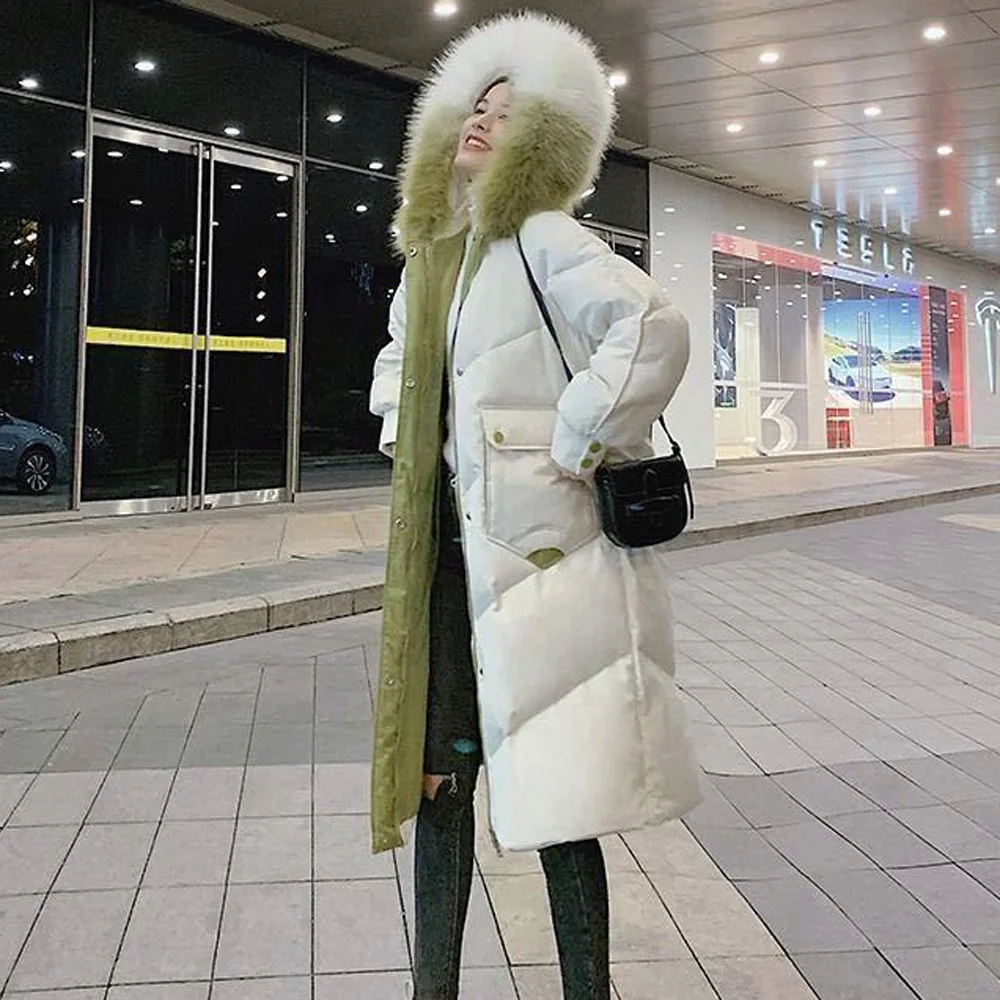 На холодную погоду Зимняя Толстая парка длинные пальто для женщин 2020 новый