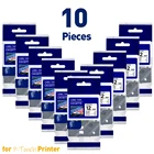 Лента для этикеток Brother D210, сменная лента 231231131631334 для этикеток Brother PT, 10 шт., 12 мм, PT-H110