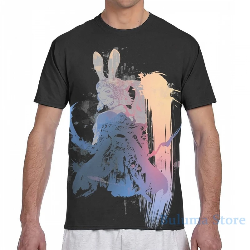 Final Fantasy Fran Мужская футболка для женщин со сплошным принтом Модная девочек топы