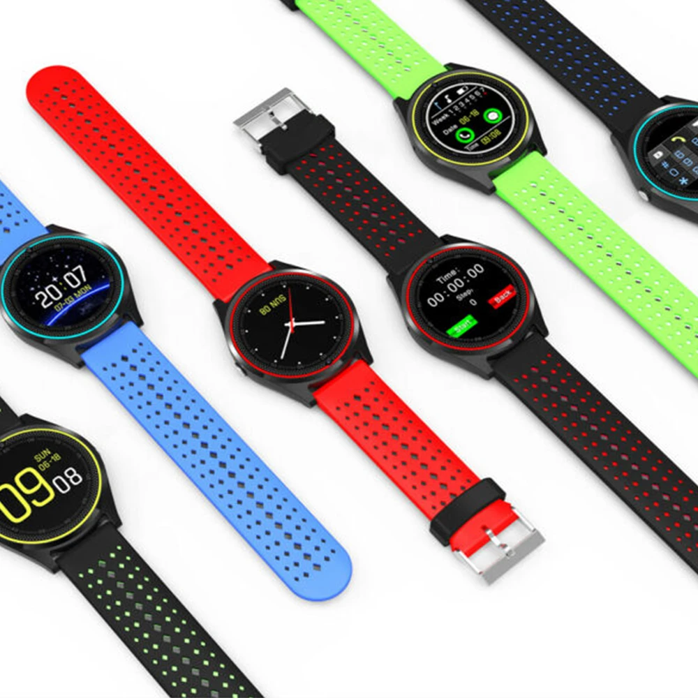 696 Bluetooth Смарт часы V9 спортивные часы шагомер с камерой SIM TF Smartwatch для Android смартфонов Россия PK DZ09 GT08 A1