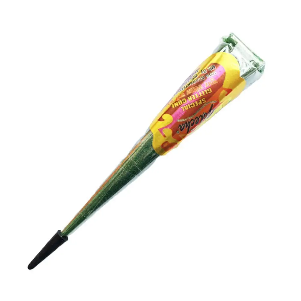 7 цветов индийская татуировка хной вставить блеск конус паста Краски тела боди