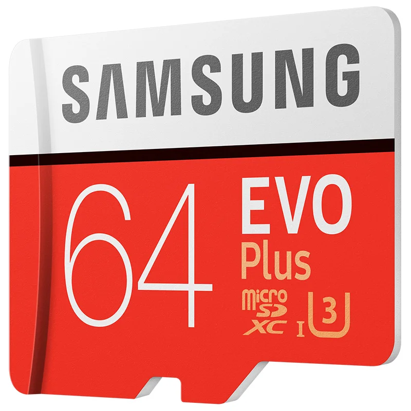 100%SAMSUNG TF SD Cards Trans Flash Microsd Memory Card Micro SD 64GB SDHC SDXC Grade EVO+ Class 10 UHS tf
