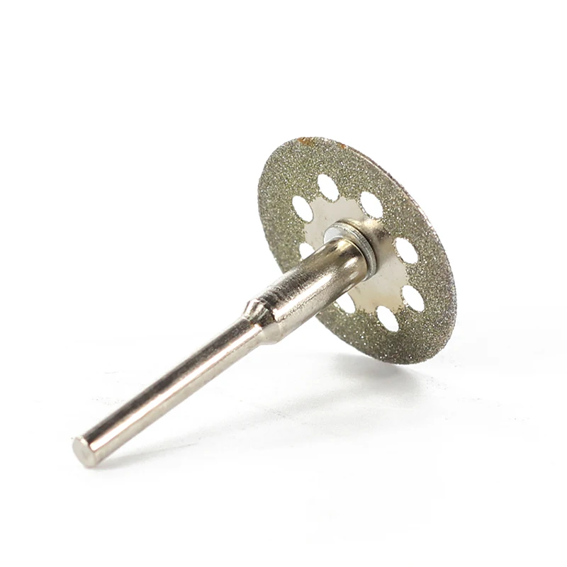

Useful 10pcs Mini Grinding Wheel Diamond Cutting Disc+2x Mandrel For Rotary Tool