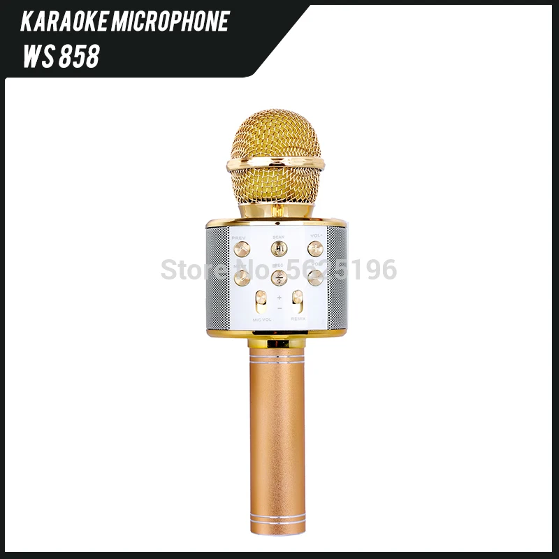 Engot Bluetooth Karaoke Microphone Wirless Mic USB With Speaker Music Player Sound Recorder For Home KTV | Электроника