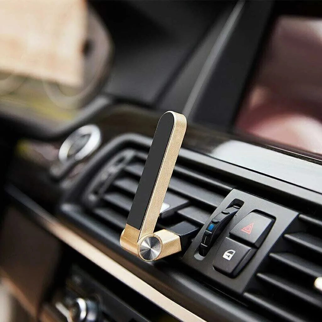 Minimalist Strong Magnetic Car Phone Holder Rugged Design Fully Adjustable 360 Degree Mobile Holder#LR3