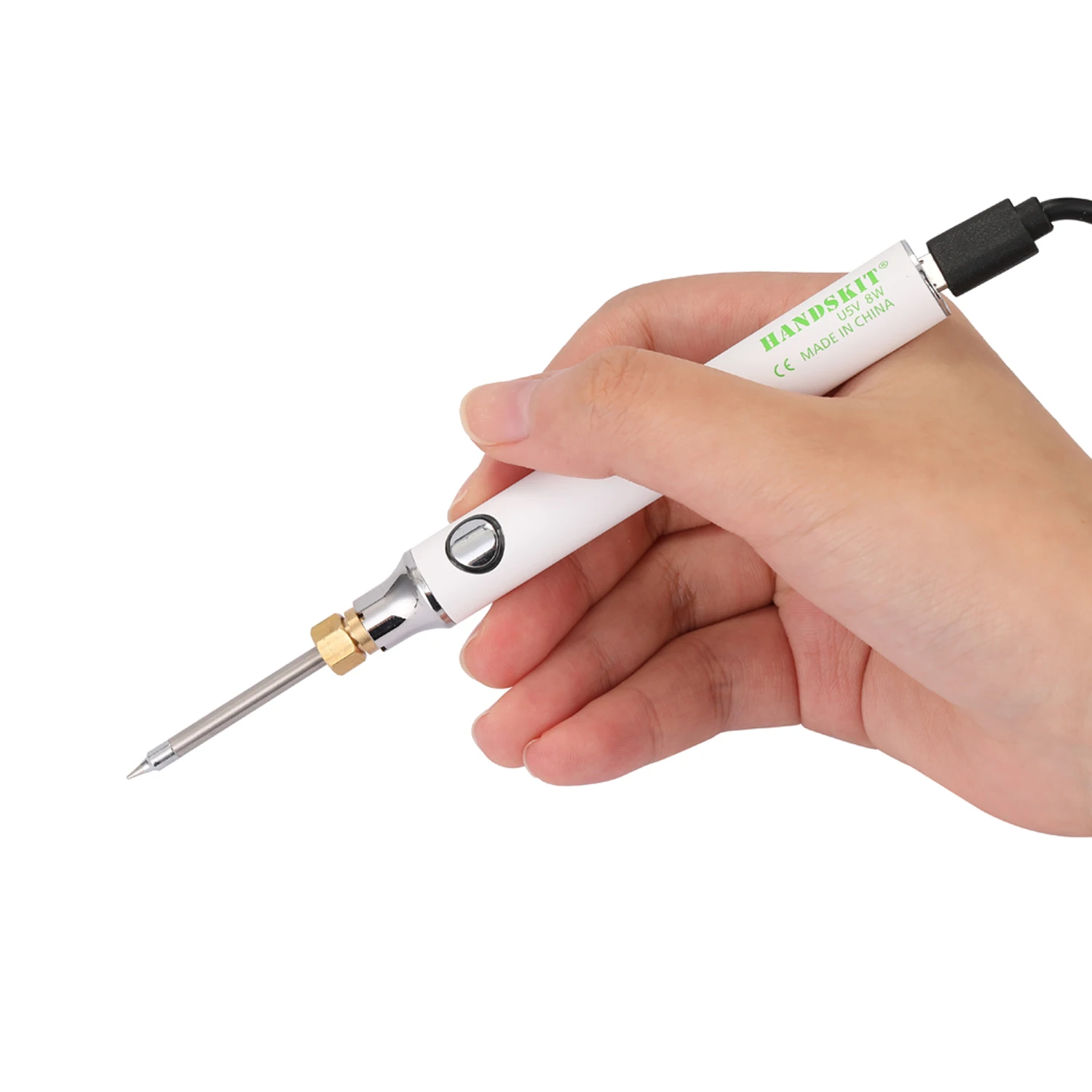 Паяльник HANDSKIT с USB зарядкой 5 В 8 Вт 330 450 ℃|Электрические паяльники| |