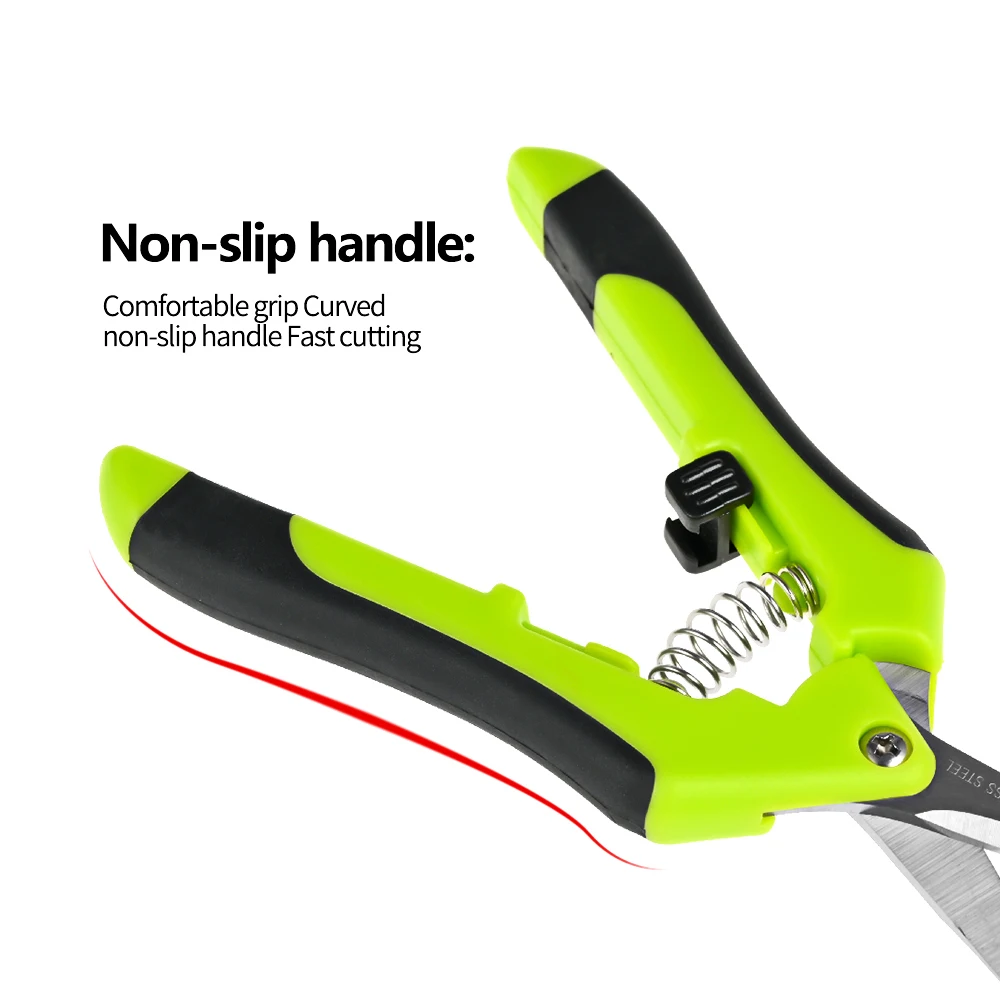 Садовый секатор из нержавеющей стали ручной инструмент для обрезки и резки