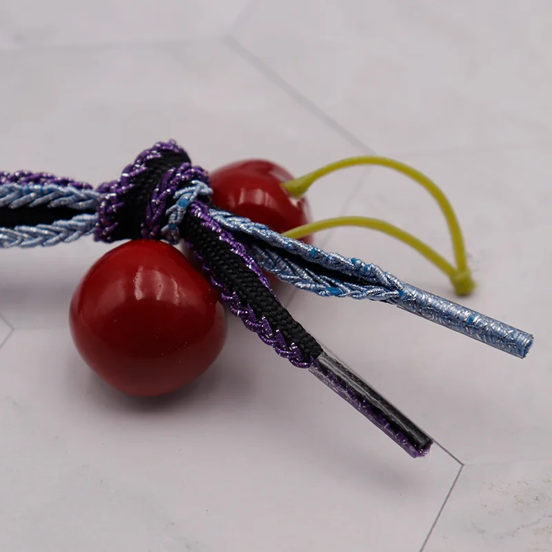 

Weiou Lace Flat 9MM Hoodie Rope Luxury Sky Blue Purple String With Decorative Twist Braid Edge High Quality Custom Tip Wholesale