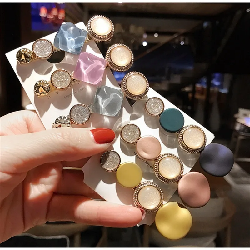 

new Fashion Women Acetate Round Star Alloy Hair Clip Headwear Hair Ornament Headband Hairpin Barrette Fashion Hair Acces