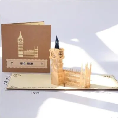 3D открытки подарок на день рождения открытка с парусной