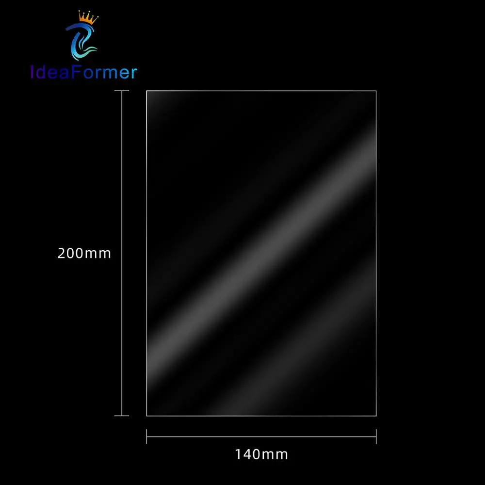 Светильник для отверждения DLP пленка 140x200 мм LCD SLA Смола УФ гладкая поверхность Fep