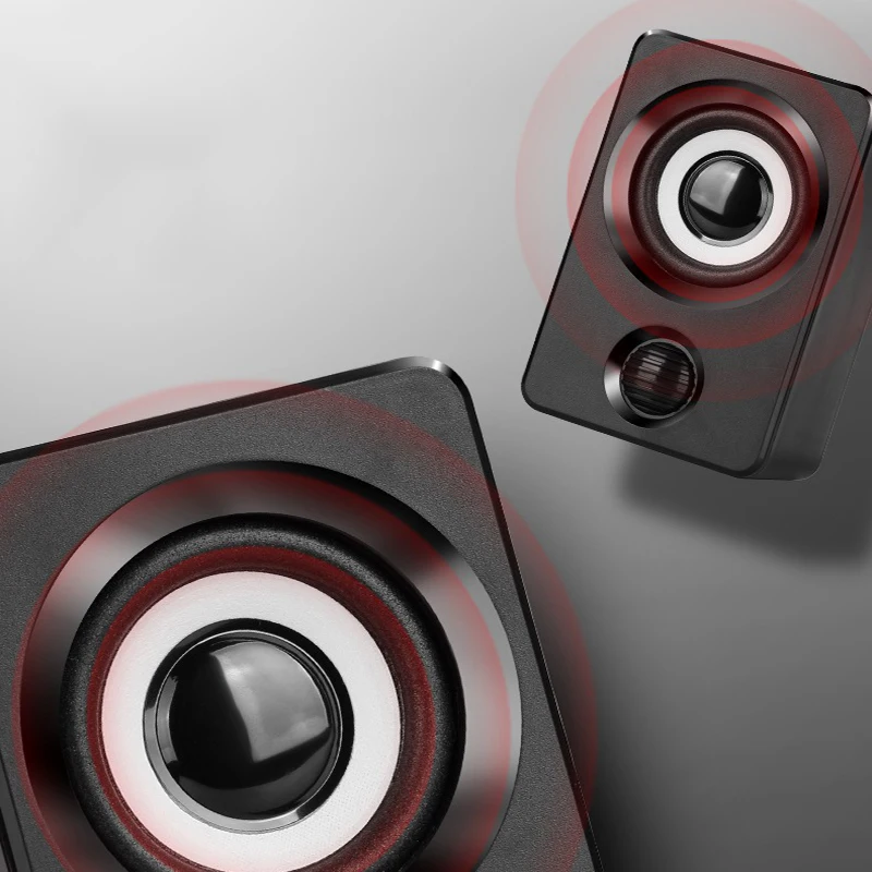 Комбинированные колонки USB проводные компьютерные бас стерео музыкальный плеер