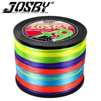 josby 9 strands fishing line new braided pe super strong for lake sea 500m 300m 1000m 100m 100 multifilament wire woven thread