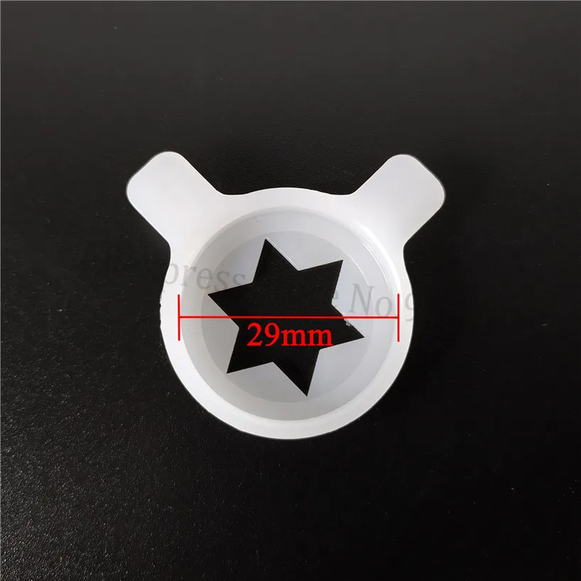 Soft Ice Cream Modeling Cap Hexagram Star Shaped Moulding Lid Spare Part of Maker Nozzle Accessory 29mm Inner Diameter | Бытовая