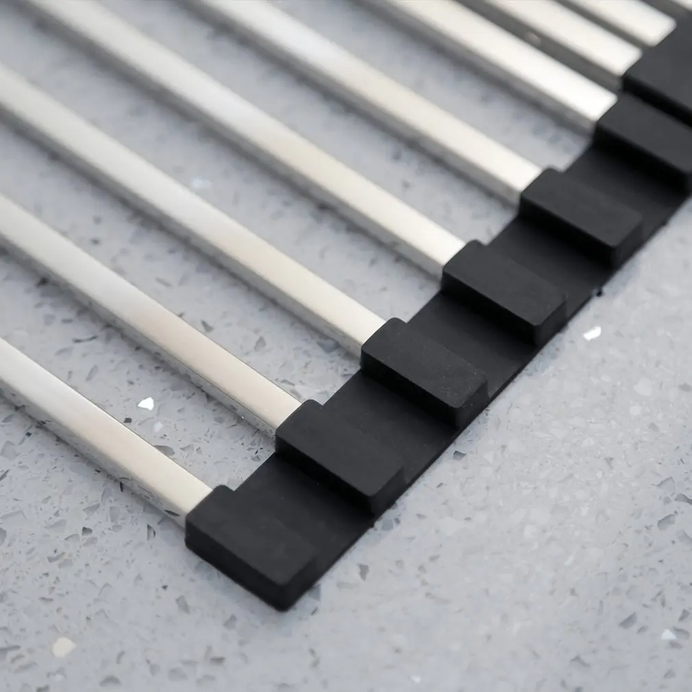 304 Нержавеющая сталь Слива Телескопическая Подставка мойка стеллаж для выставки