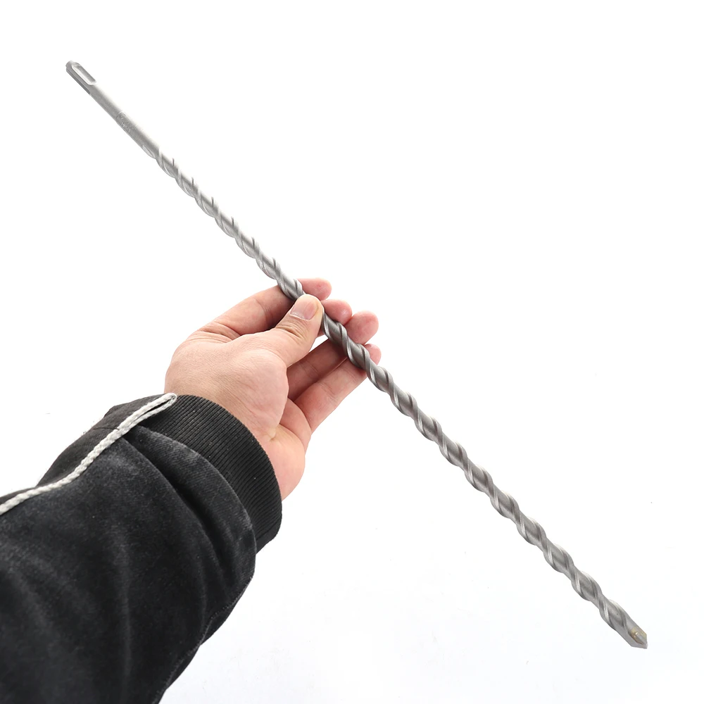 

Round Shank Cross Four-blade Impact Drill Bit 460mm Length SDS Plus Tungsten Carbon Alloy Twist Drills For Concrete Clinker