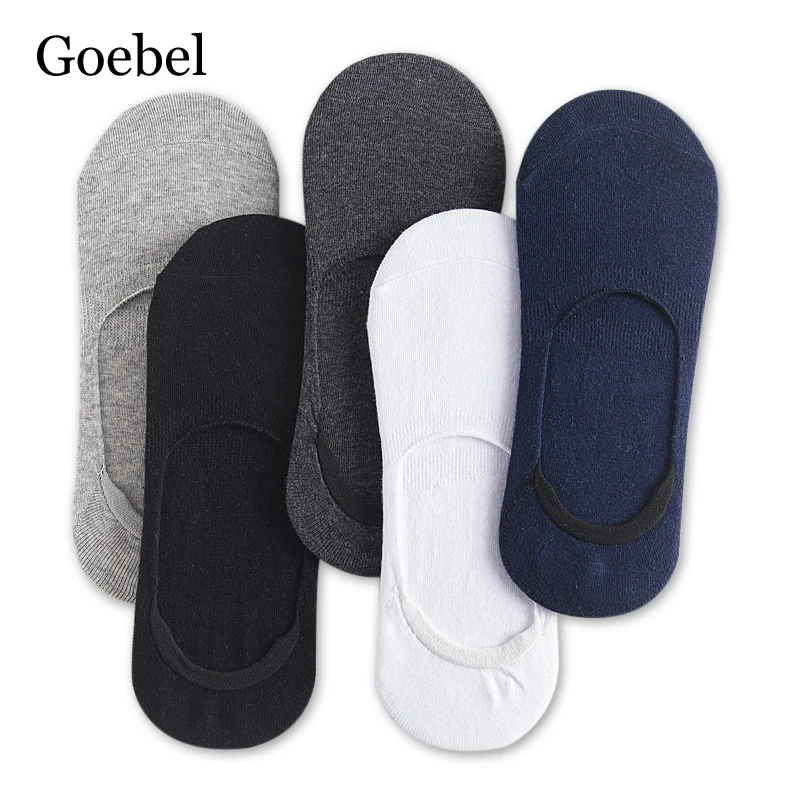 Носки невидимки мужские летние 5 пар/лот = 10 шт.|Мужские носки| |